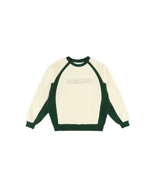 ALEXIA STAM（アリシアスタン）の「Wellness Contrast Crew Neck Sweatshirt /ウェルネス コントラストスウェット（スウェット・レディース・アイボリー/グレー・FREE）」の13枚目の写真