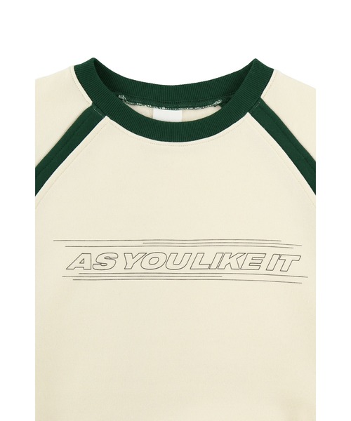 ALEXIA STAM（アリシアスタン）の「Wellness Contrast Crew Neck Sweatshirt /ウェルネス コントラストスウェット（スウェット・レディース・アイボリー/グレー・FREE）」の15枚目の写真