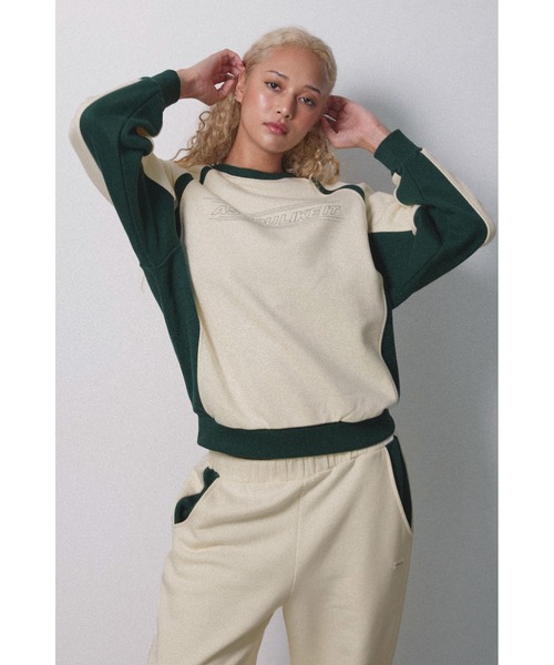 ALEXIA STAM（アリシアスタン）の「Wellness Contrast Crew Neck