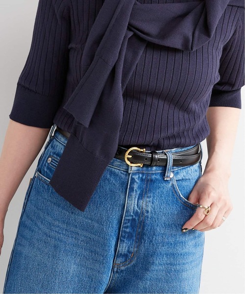 B.C STOCK(ベーセーストック)の「《追加4》ゴールドピンバックルベルト(ベルト・レディース・ブラック/ブラウン/キャメル・FREE)」の2枚目の写真