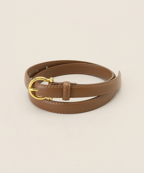 B.C STOCK(ベーセーストック)の「《追加4》ゴールドピンバックルベルト(ベルト・レディース・ブラック/ブラウン/キャメル・FREE)」の22枚目の写真