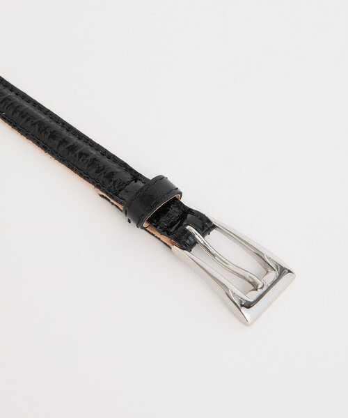 RIVE DROITE(リヴドロワ)の「【上品な光沢感】エナメルベルト(ベルト・レディース・ブラック/レッド・FREE)」の7枚目の写真