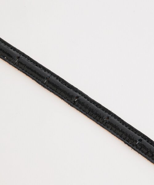 RIVE DROITE(リヴドロワ)の「【上品な光沢感】エナメルベルト(ベルト・レディース・ブラック/レッド・FREE)」の9枚目の写真