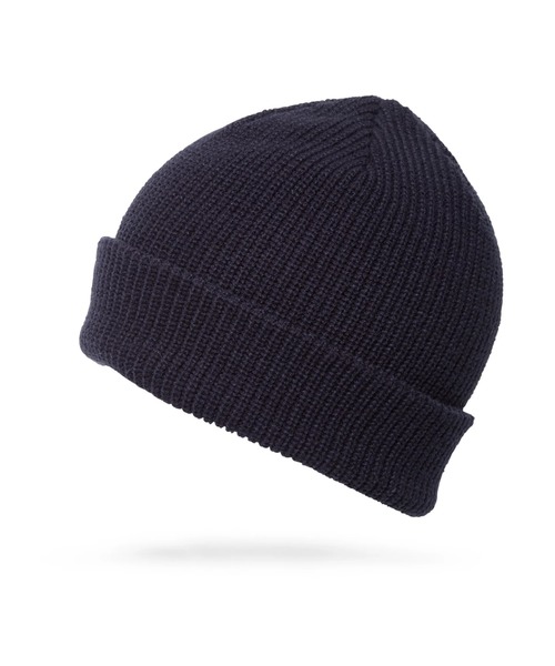 VOLCOM（ボルコム）の「VOLCOM FULL STONE BEANIE/ボルコムニットキャップ・ビーニー（ニットキャップ/ビーニー・メンズ・ブラック/ネイビー・FREE）」の4枚目の写真