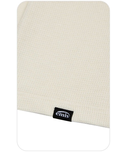 EMIS(イミス)の「HENLEY NECK T-SHIRT(Tシャツ/カットソー・レディース・ブラック/アイボリー・FREE)」の18枚目の写真