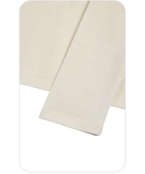 EMIS(イミス)の「HENLEY NECK T-SHIRT(Tシャツ/カットソー・レディース・ブラック/アイボリー・FREE)」の19枚目の写真