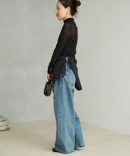 plage(プラージュ)の「MA.AL.BI. / マルビ CASH ストール(ストール/ショール・レディース・ベージュ/ライトグレー/カーキ・FREE)」の6枚目の写真