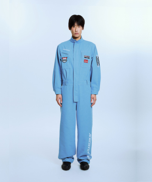 939 MECHANIC DENIM JUMP SUIT (LIGHT BLUE)（つなぎ/オールインワン