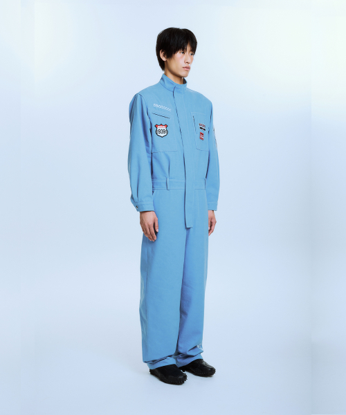 939 MECHANIC DENIM JUMP SUIT (LIGHT BLUE)（つなぎ/オールインワン