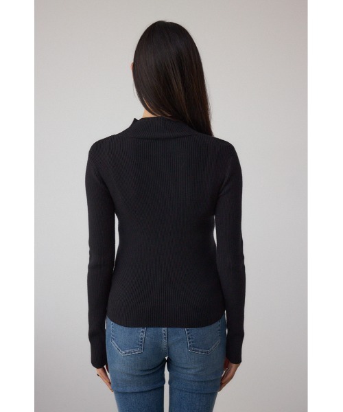 AZUL by moussy（アズールバイマウジー）の「【セットアイテム】ライン柄ニットキャミワンピセット（ワンピース・レディース・チャコールグレー/アイボリー/ブラック・SMALL/MEDIUM）」の14枚目の写真