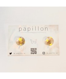 【papillon】お花柄クリアイヤリング(MA)