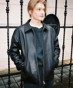 シープレザーシングルライダースジャケット（ライダースジャケット