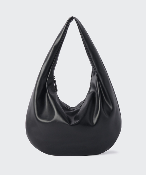 MUSINSA STANDARD WOMAN（ムシンサスタンダードウーマン）の「ウィメンズラウンドホーボーバッグ[ブラック]（ショルダーバッグ・レディース・その他・FREE）」の2枚目の写真