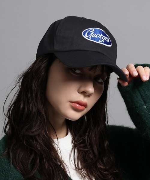 GEORGE'S（ジョージズ）の「GEORGE'SシシュウCAP（キャップ・メンズ・ボルドー/ネイビー/ブラック・FREE）」の6枚目の写真