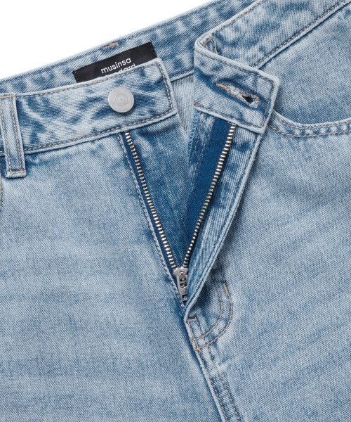 MUSINSA STANDARD WOMAN（ムシンサスタンダードウーマン）の「レディースママフィットデニムパンツ【ライトインディゴ】（デニムパンツ・レディース・その他・24/25/26/27/28/29/30）」の3枚目の写真