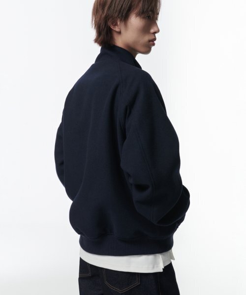 MUSINSA STANDARD（ムシンサスタンダード）の「ウールブレンドヘリンボーンジャケット [ネイビー]（ブルゾン・メンズ・その他・MEDIUM/LARGE/X-LARGE/XX-LARGE）」の5枚目の写真