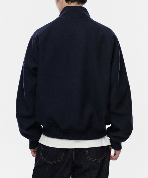 MUSINSA STANDARD（ムシンサスタンダード）の「ウールブレンドヘリンボーンジャケット [ネイビー]（ブルゾン・メンズ・その他・MEDIUM/LARGE/X-LARGE/XX-LARGE）」の10枚目の写真