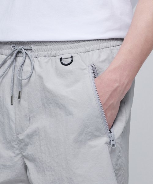 MUSINSA STANDARD（ムシンサスタンダード）の「ナイロンドローストリングトラックショーツ [アッシュグレー]（その他パンツ・メンズ・その他・26）」の5枚目の写真