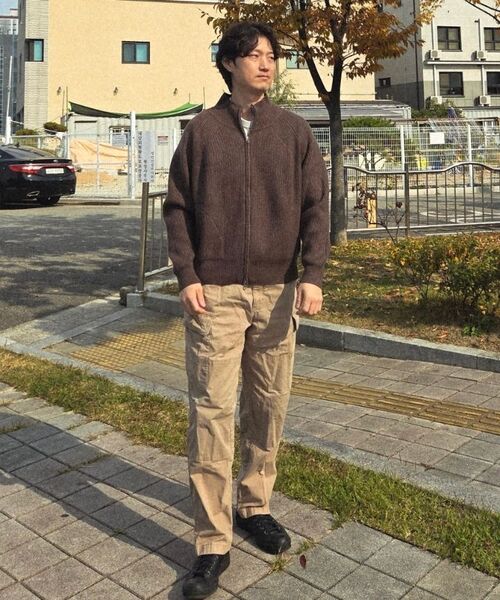 XERO（ゼロ）の「ハーフジップクロップカーディガン [ブラウン]（カーディガン/ボレロ・レディース・その他・LARGE/MEDIUM）」の16枚目の写真