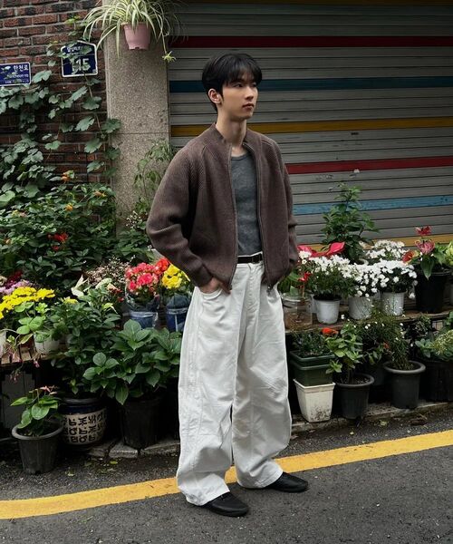 XERO（ゼロ）の「ハーフジップクロップカーディガン [ブラウン]（カーディガン/ボレロ・レディース・その他・LARGE/MEDIUM）」の10枚目の写真