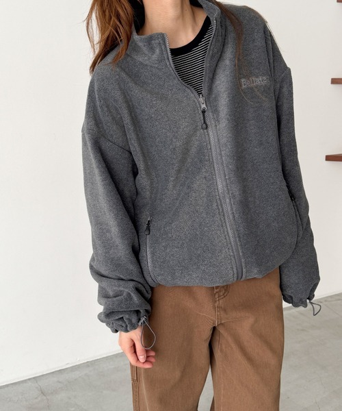 CANAL JEAN(キャナルジーン)の「SLEEK 細ボーダーロングTシャツ(Tシャツ/カットソー・レディース・ブルー/アイボリー/ブラック・ONE SIZE)」の10枚目の写真