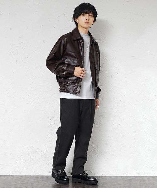 MinoriTY】UVカットストレッチ生地あったかソフトサルエルパンツ 毛玉