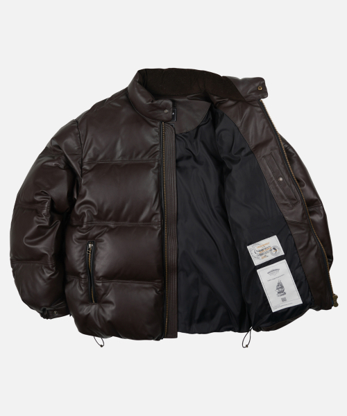 FRIZMWORKS(フリズムワークス)の「SNOWDON LAMBSKIN DOWN JACKET _ BROWN(ダウンジャケット/コート・メンズ・その他・MEDIUM/LARGE/X-LARGE/SMALL)」の4枚目の写真