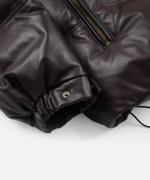 FRIZMWORKS(フリズムワークス)の「SNOWDON LAMBSKIN DOWN JACKET _ BROWN(ダウンジャケット/コート・メンズ・その他・MEDIUM/LARGE/X-LARGE/SMALL)」の9枚目の写真