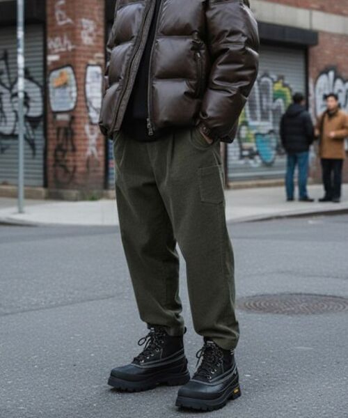 FRIZMWORKS(フリズムワークス)の「SNOWDON LAMBSKIN DOWN JACKET _ BROWN(ダウンジャケット/コート・メンズ・その他・MEDIUM/LARGE/X-LARGE/SMALL)」の3枚目の写真