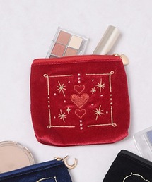 Flowering（フラワーリング）の「フラワー/月/ハート/刺繍/ティッシュポーチ（ポーチ）」