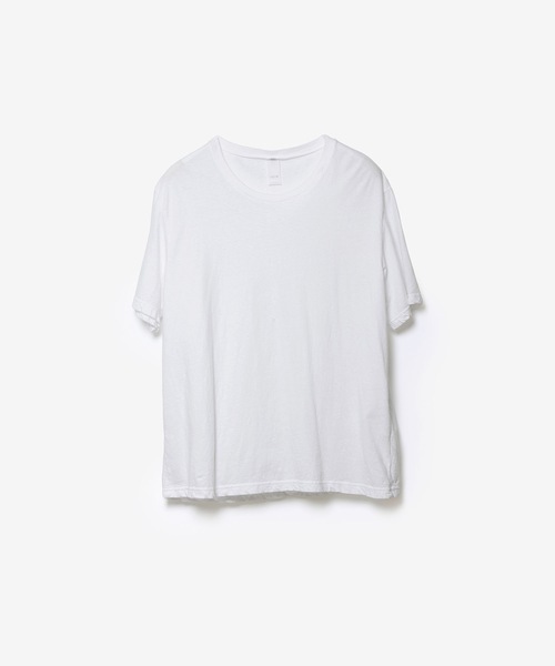 VEIN (ヴェイン)の「37/1ラフィー ジャージーS/S TEE / 37/1 RAFFY JERSEY S/S TEE(Tシャツ/カットソー・メンズ・オレンジ/ダークベージュ/ホワイト/ブラック・4/3/2/1)」の2枚目の写真