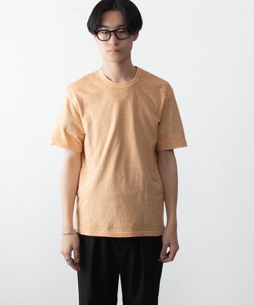 VEIN (ヴェイン)の「37/1ラフィー ジャージーS/S TEE / 37/1 RAFFY JERSEY S/S TEE(Tシャツ/カットソー・メンズ・オレンジ/ダークベージュ/ホワイト/ブラック・4/3/2/1)」の19枚目の写真