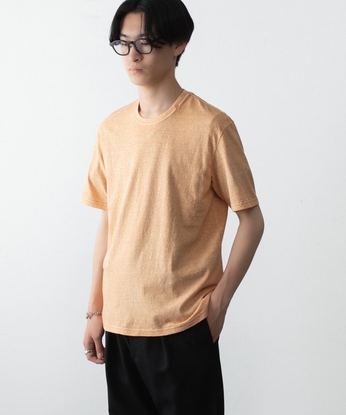 VEIN (ヴェイン)の「37/1ラフィー ジャージーS/S TEE / 37/1 RAFFY JERSEY S/S TEE(Tシャツ/カットソー・メンズ・オレンジ/ダークベージュ/ホワイト/ブラック・4/3/2/1)」の21枚目の写真