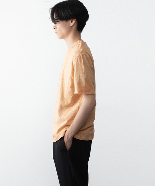VEIN (ヴェイン)の「37/1ラフィー ジャージーS/S TEE / 37/1 RAFFY JERSEY S/S TEE(Tシャツ/カットソー・メンズ・オレンジ/ダークベージュ/ホワイト/ブラック・4/3/2/1)」の22枚目の写真