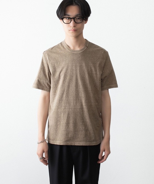 VEIN (ヴェイン)の「37/1ラフィー ジャージーS/S TEE / 37/1 RAFFY JERSEY S/S TEE(Tシャツ/カットソー・メンズ・オレンジ/ダークベージュ/ホワイト/ブラック・4/3/2/1)」の16枚目の写真