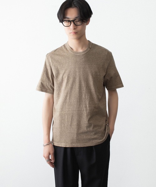 VEIN (ヴェイン)の「37/1ラフィー ジャージーS/S TEE / 37/1 RAFFY JERSEY S/S TEE(Tシャツ/カットソー・メンズ・オレンジ/ダークベージュ/ホワイト/ブラック・4/3/2/1)」の17枚目の写真