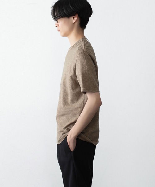 VEIN (ヴェイン)の「37/1ラフィー ジャージーS/S TEE / 37/1 RAFFY JERSEY S/S TEE(Tシャツ/カットソー・メンズ・オレンジ/ダークベージュ/ホワイト/ブラック・4/3/2/1)」の10枚目の写真