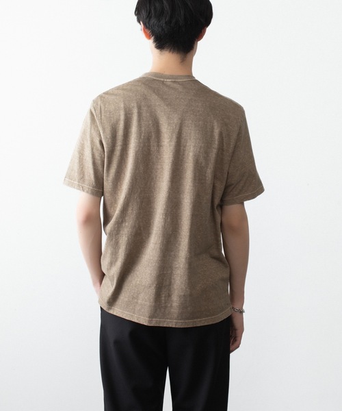 VEIN (ヴェイン)の「37/1ラフィー ジャージーS/S TEE / 37/1 RAFFY JERSEY S/S TEE(Tシャツ/カットソー・メンズ・オレンジ/ダークベージュ/ホワイト/ブラック・4/3/2/1)」の11枚目の写真