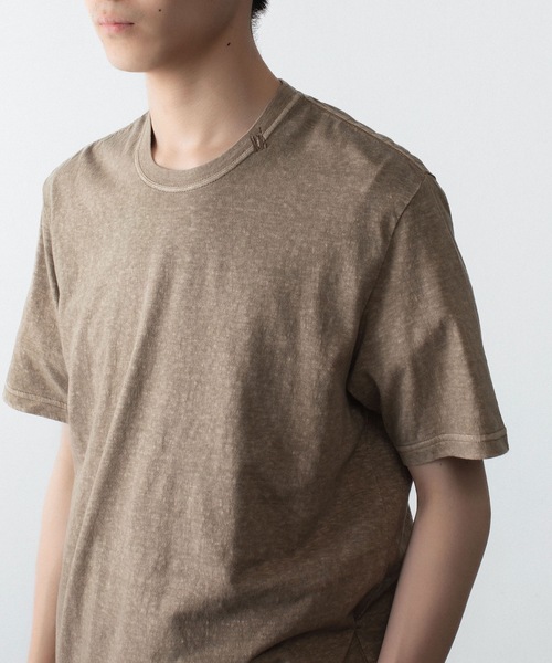 VEIN (ヴェイン)の「37/1ラフィー ジャージーS/S TEE / 37/1 RAFFY JERSEY S/S TEE(Tシャツ/カットソー・メンズ・オレンジ/ダークベージュ/ホワイト/ブラック・4/3/2/1)」の6枚目の写真