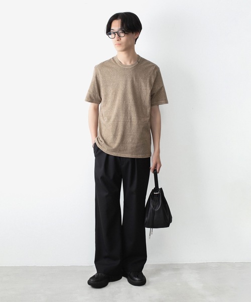 VEIN (ヴェイン)の「37/1ラフィー ジャージーS/S TEE / 37/1 RAFFY JERSEY S/S TEE(Tシャツ/カットソー・メンズ・オレンジ/ダークベージュ/ホワイト/ブラック・4/3/2/1)」の8枚目の写真