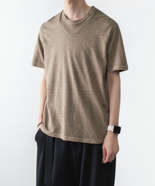 VEIN (ヴェイン)の「37/1ラフィー ジャージーS/S TEE / 37/1 RAFFY JERSEY S/S TEE(Tシャツ/カットソー・メンズ・オレンジ/ダークベージュ/ホワイト/ブラック・4/3/2/1)」の11枚目の写真