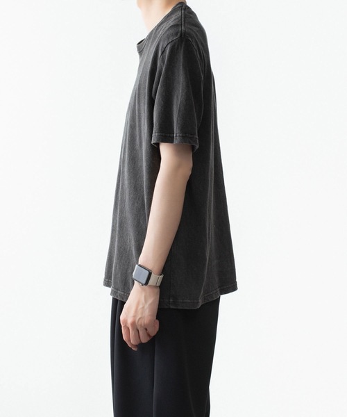 VEIN (ヴェイン)の「37/1ラフィー ジャージーS/S TEE / 37/1 RAFFY JERSEY S/S TEE(Tシャツ/カットソー・メンズ・オレンジ/ダークベージュ/ホワイト/ブラック・4/3/2/1)」の20枚目の写真