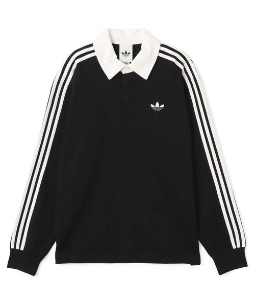 adidas 3-STRIPES RUGBY LONGSLEEVE POLO / アディダス 3 ストライプ