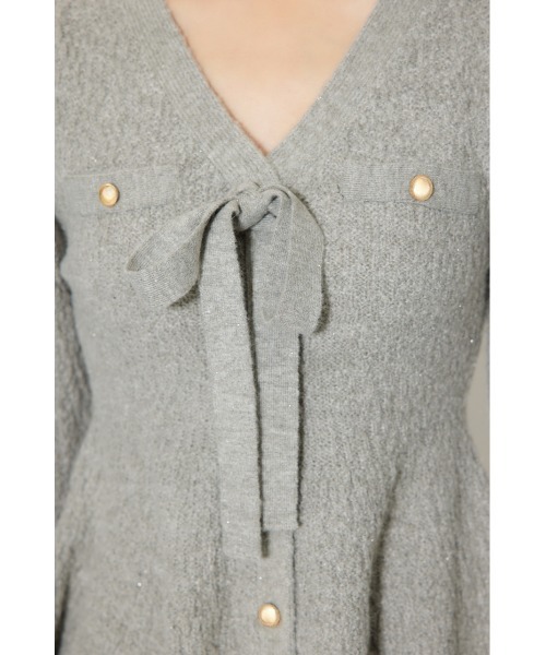 rienda（リエンダ）の「2WAYペプラムニットカーディガントップス 秋服