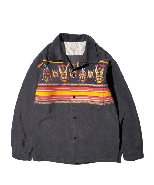 TOWNCRAFT（タウンクラフト）の「TOWN CRAFT タウンクラフト / VINTAGE CORDUROY SHIRT（シャツ/ブラウス・メンズ・その他2/ブラック/オレンジ/グリーン・MEDIUM/LARGE/X-LARGE）」の3枚目の写真