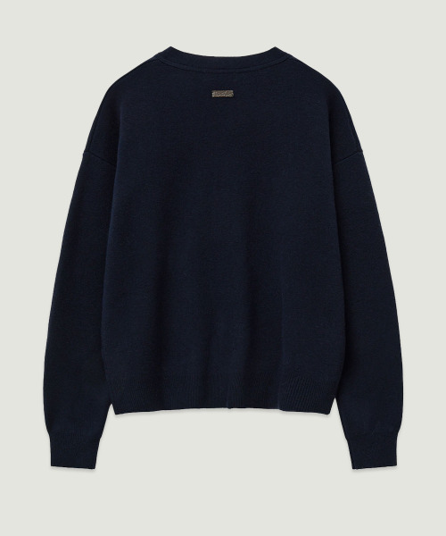 LMOOD(エルムード)の「ラブパラドックス ウールVネックカーディガン ネイビー(カーディガン/ボレロ・メンズ・その他・44/46/48)」の3枚目の写真