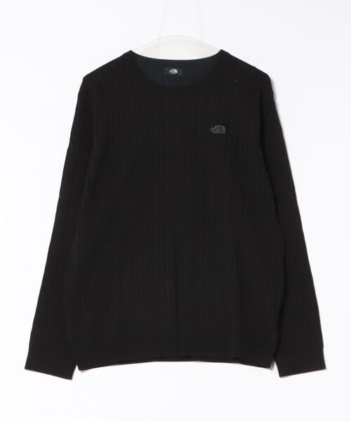 THE NORTH FACE(ザノースフェイス)の「【THE NORTH FACE】M'S HOLIDAY SWEATER(ニット/セーター・メンズ・ブラック/ライトベージュ/ライトブルー・XL/M/L)」の2枚目の写真