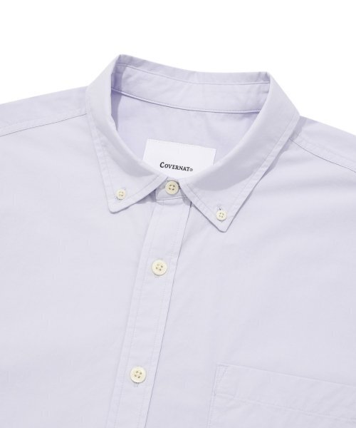 COVERNAT(カバーナット)の「ウェイルロゴコットンハーフシャツラベンダー(シャツ/ブラウス・レディース・その他・LARGE/X-LARGE/XX-LARGE)」の3枚目の写真