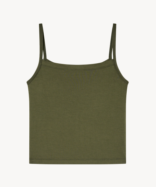 LADY VOLUME（レディーボリューム）の「エリススクエアタンクトップ (カーキ)（Tシャツ/カットソー・レディース・その他・SMALL/MEDIUM）」の2枚目の写真