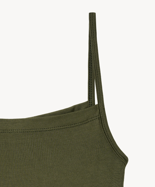 LADY VOLUME（レディーボリューム）の「エリススクエアタンクトップ (カーキ)（Tシャツ/カットソー・レディース・その他・SMALL/MEDIUM）」の3枚目の写真
